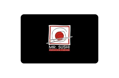 Digital gift card for Mr Sushi Japanese food restaurant in Peru