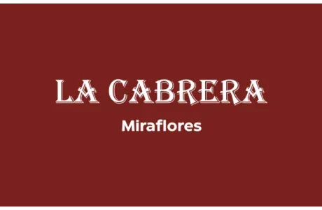 Digital gift card for La Cabrera Miraflores steakhouse in Peru