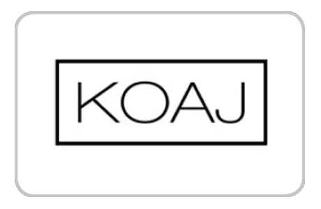Koaj gift card for shopping at Koaj clothing stores in Colombia