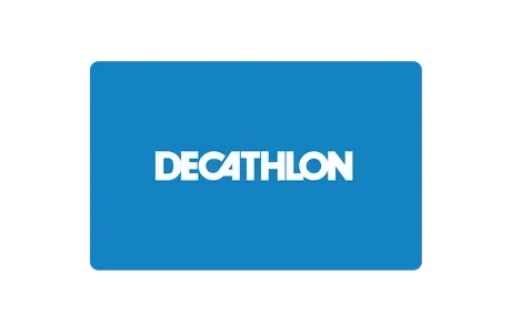 Decathlon gift card for Chile showing sports gear and clothing