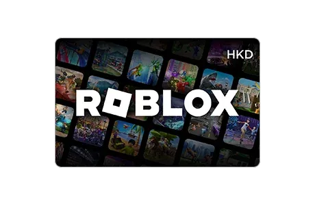 Roblox gift card for Hong Kong region with a flexible top-up amount