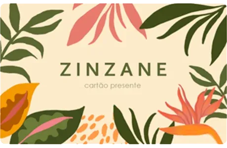 Digital gift card for Zinzane women's clothing brand in Brazil