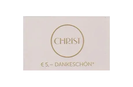 CHRIST gift card for the Austrian jewellery and watch retailer