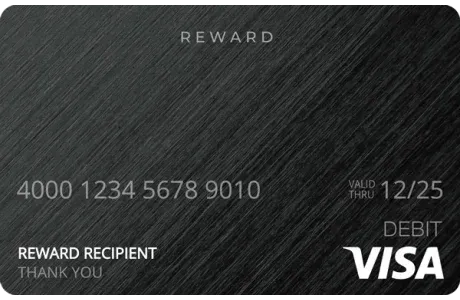 Digital Visa Prepaid card for the United States with a $1 to $100 loadable amount